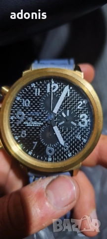 U - boat 7750 chronograph automatic mechanical watch Ю - боат Автомат хронограф механичен часовник, снимка 17 - Други - 52937970