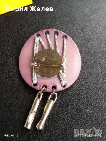 Модерна фешън арт брошка стилен дизайн 17349, снимка 5 - Други - 51395518