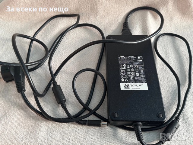 Оригинално захранване зарядно Dell 19.5V 12.31A 240W Светеща букса , зарядно DELL 240W