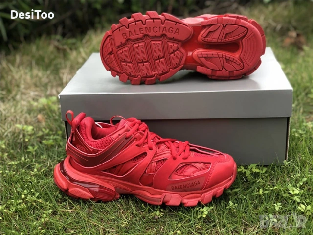Balenciaga Track Sneaker "Red" , снимка 6 - Маратонки - 54362200