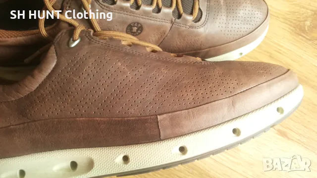 ECCO GORE-TEX YAK LEATHER Shoes размер EUR 44 естествена кожа водонепромокаеми - 1103, снимка 5 - Спортни обувки - 49993636