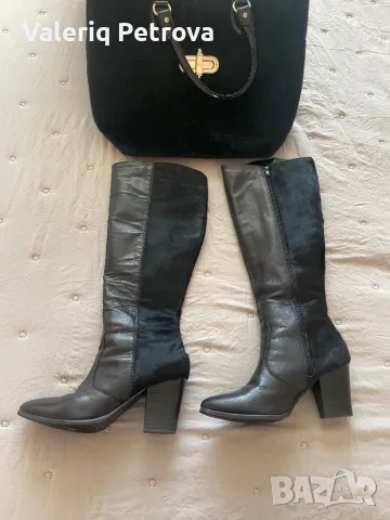 Ботуши с естествен косъм от пони, снимка 4 - Дамски ботуши - 47734651