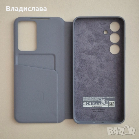 Samsung S-View Wallet Cover за Samsung Galaxy S24 Plus (виолетов), снимка 4 - Калъфи, кейсове - 53875032