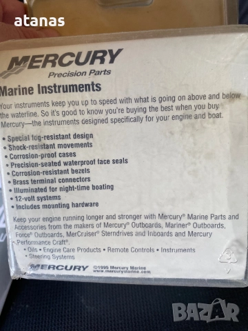 Оборотомер за Mercury , снимка 3 - Воден транспорт - 52772096