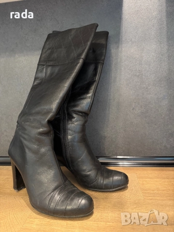 Италиански ботуши, естествена кожа, снимка 4 - Дамски ботуши - 51474022