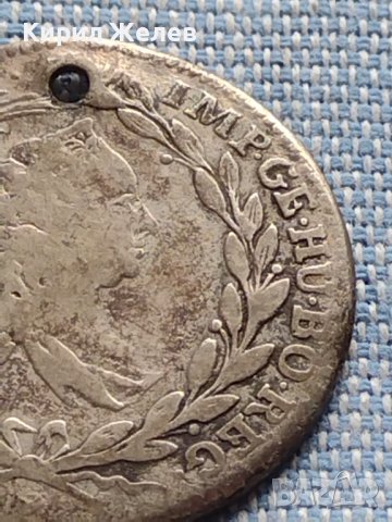 Сребърна монета 20 кройцера 1764г. Мария Терезия Виена Свещена Римска Империя 13720, снимка 4 - Нумизматика и бонистика - 42903585