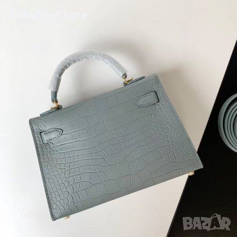 Hermes Kelly Mini Sky Blue, снимка 7 - Чанти - 36778039