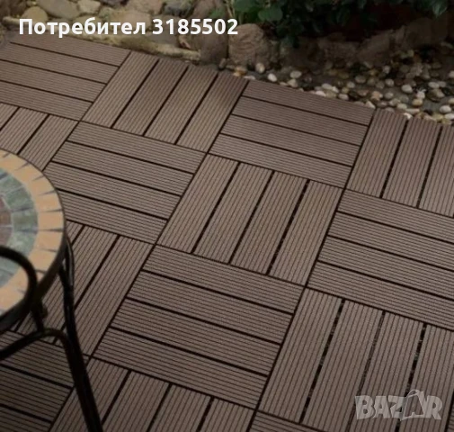 Уникално красив сглобен декинг под - 1бр, снимка 13 - Декорация за дома - 50852264