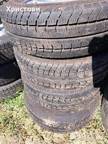 Продавам метални джанти с гуми за Форд Транзит , снимка 2 - Гуми и джанти - 51009995