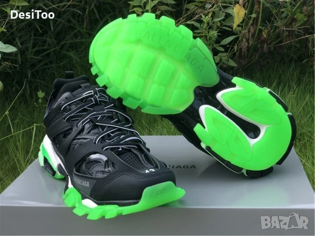 Balenciaga Track Sneaker "Black/Neon Green" 