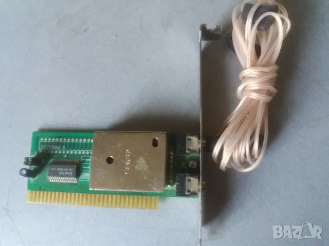 Платка Радио Тюнер ISA с Антена за Правец 16 и ретро ПС