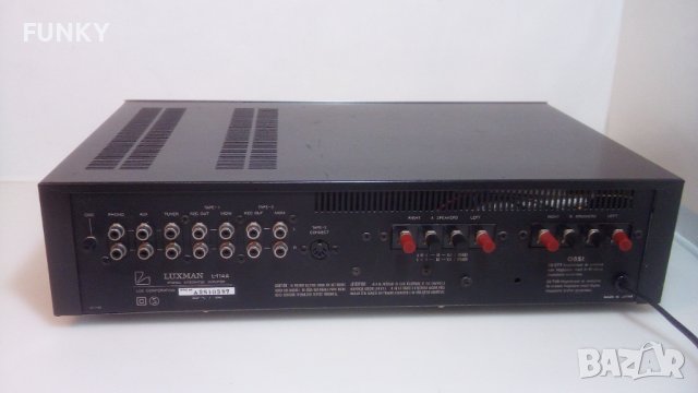 Luxman L-114A Solid State Stereo Integrated Amplifier (1981-82), снимка 11 - Ресийвъри, усилватели, смесителни пултове - 38844913