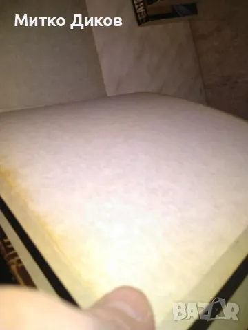 Албум за снимки естест. кожа нов от соца тогава цена 13.4лв размер 220х185мм вътре и отвън 293х200мм, снимка 5 - Колекции - 48428340