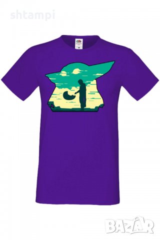 Мъжка тениска Star Wars mandalorian baby yoda 1,Междузвездни войни,Филм,Изненада,Подарък,Повод,, снимка 11 - Тениски - 37718105