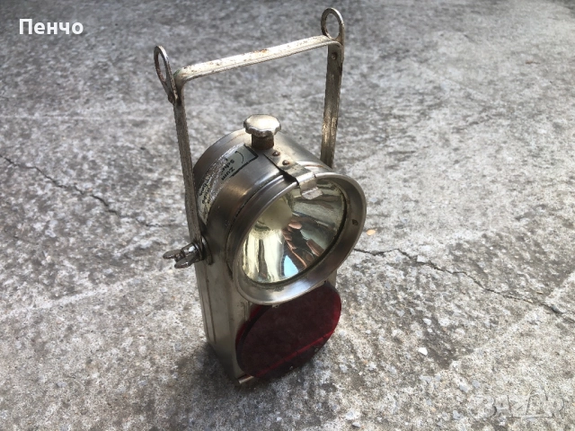 стара немска сигнална лампа /прожектор/ "DOMINIT"- WWII, снимка 10 - Антикварни и старинни предмети - 51548966