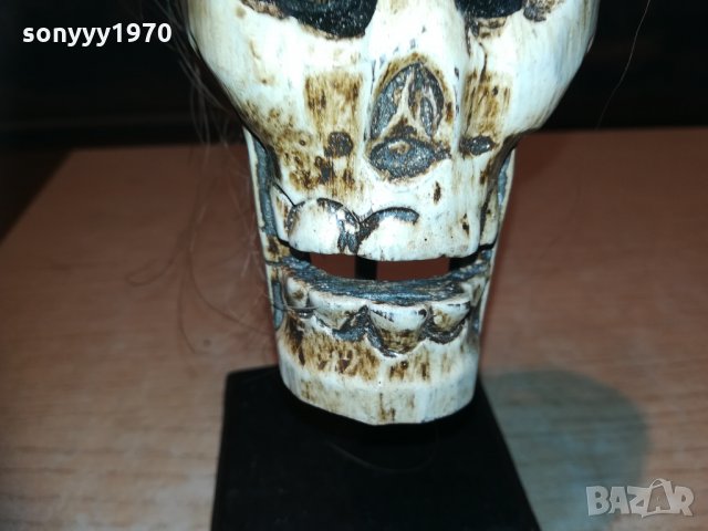 ЧЕРЕП НА СТОЙКА 20Х10Х10см 1311201933, снимка 9 - Колекции - 30778872