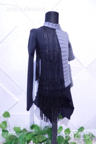 Детска рокля за спортни танци с ресни