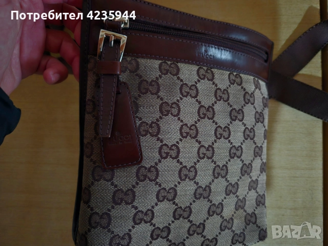 Gucci оригинална чанта за мъже 