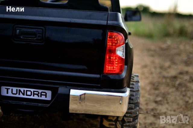 Акумулаторен джип TOYOTA Tundra 12V, лицензиран, с меки гуми, кожена седалка, снимка 7 - Детски велосипеди, триколки и коли - 37661766