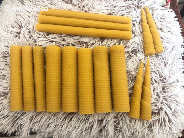 Свещи от чист пчелен восък