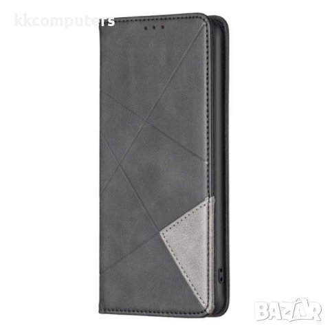 Xiaomi Redmi Note 14 4G Rhombus Texture Magnetic Wallet Кожен Калъф и Протектор, снимка 7 - Калъфи, кейсове - 50891689