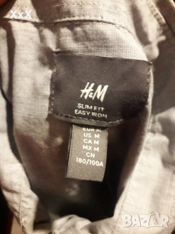 Мъжка дълга риза H&M, снимка 3 - Ризи - 38842375