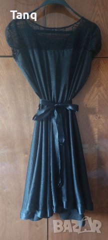 Елегантна черна рокля  , снимка 3 - Рокли - 38150121