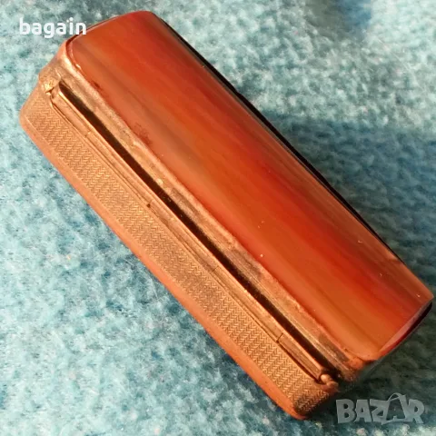 Старинна кутия от ахат и бронз., снимка 5 - Кутии за съхранение - 56204666