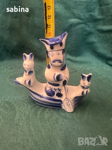 Руски фигурки/статуетки Гжел/Гжель, снимка 7 - Колекции - 52253793