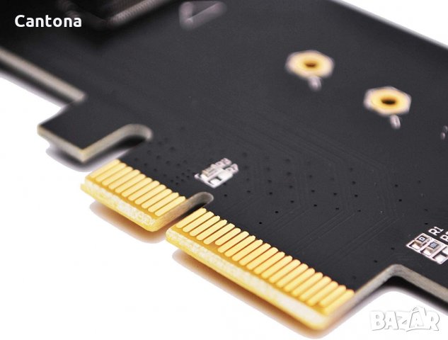 PCI Express M.2 SSD NGFF PCIe карта към PCIe 3.0 x4 адаптер, снимка 3 - Други - 34214949