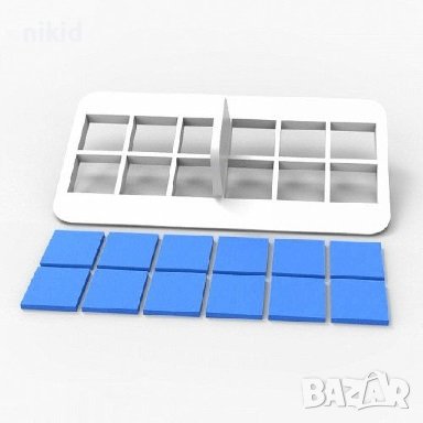 квадрат квадрати квадратчета шах резец пластмасова форма фондан тесто