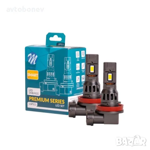 LED крушки M-TECH SMART PREMIUM H11-12V-6000K-Canbus,к-т/2 бр./