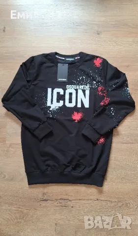 Мъжки блузи зимни ICON, DSQUARED, OFF WHITE, BURBERRY, HUGO BOSS, MOSCHINO, NIKE , снимка 8 - Блузи - 48022244