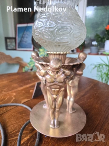 Стара лампа,година неизвестна., снимка 6 - Антикварни и старинни предмети - 50480558