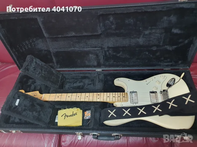 Fender American Standard Stratocaster HH - Olympic White, Maple Fingerboard 
