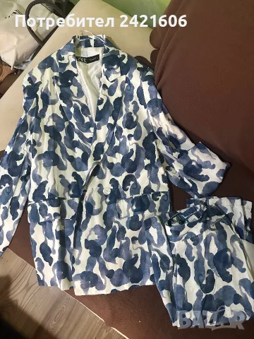 ZARA сако S панталон XS