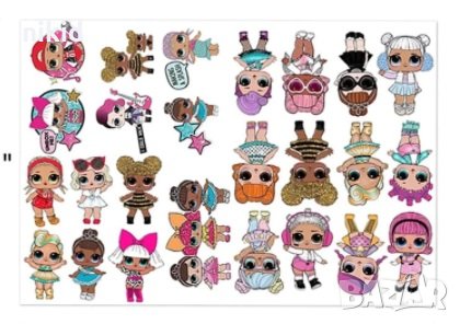 Кукли LOL L.O.L ЛОЛ Surprise Tattoo татос татуировка временна детска лист татоси татуси, снимка 2 - Други - 30849291