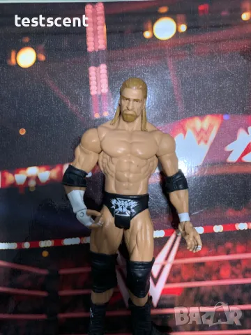 Екшън фигура WWE Triple H Трите Хикса Mattel basic Series играчка figure HHH, снимка 4 - Колекции - 49552970