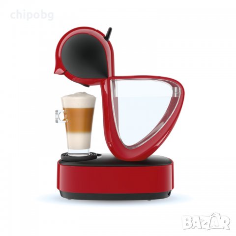 Кафемашина, Krups KP170531, Dolce Gusto INFINISSIMA, Espresso machine, 1500W, 1.2l, 15 bar, red, снимка 1 - Кафемашини - 38420777