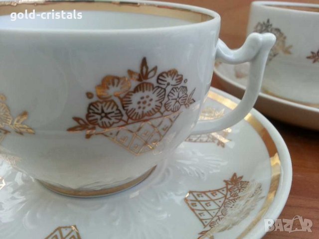 Руски порцеланов сервиз за чай , снимка 15 - Антикварни и старинни предмети - 30140066