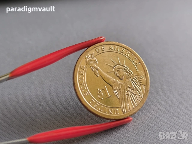 Монета - САЩ - 1 долар (Ръдърфорд Хейс) UNC | 2011г., снимка 2 - Нумизматика и бонистика - 53061915