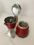 КАФЕВАРКА ЗА КОТЛОН ЗА 4-6 КАФЕТА MOKA COFFEE -ЧЕРВЕНА, снимка 5