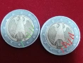 2Евро Германия със дефект 2002г.Със буквата (F). , снимка 9
