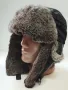 Мъжка заешка шапка ушанка,лукс 174 avangard-burgas , снимка 1