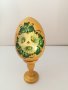 Великденско яйце, дървено №1 - златисто, снимка 18