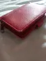 червено кожено портмоне, снимка 3