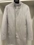 Мъжко палто Zara - светлосиво, елегантен модел. Размер S, снимка 2
