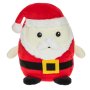 Коледна плюшена играчка-възглавничка, Дядо Коледа, 30см