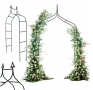 Комплект 3 бр. градински арки за цветя | Метална пергола 240 см | PraktiHome, снимка 2