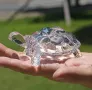 Стъклена фигурка - Костенурка, снимка 4